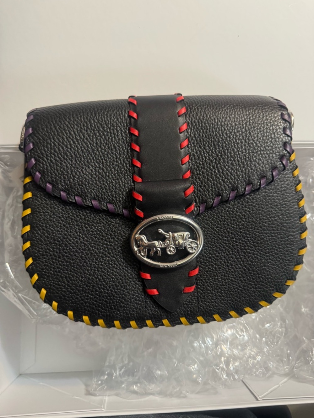 Coach Georgie Whipstitch Small Shoulder Bag